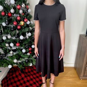 Gal meets Glam Victoria Pearl Trim Dress